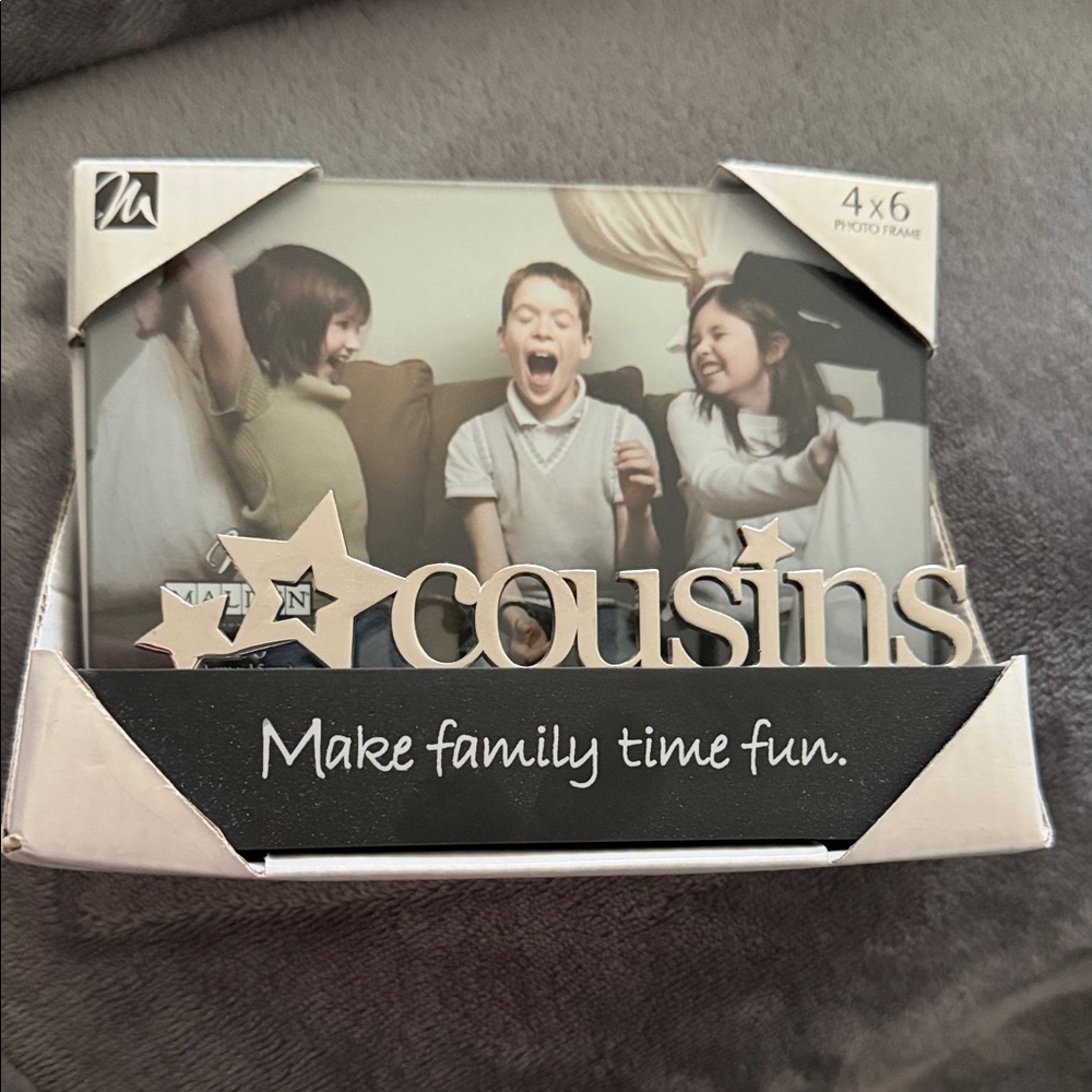 "cousins" picture frame
